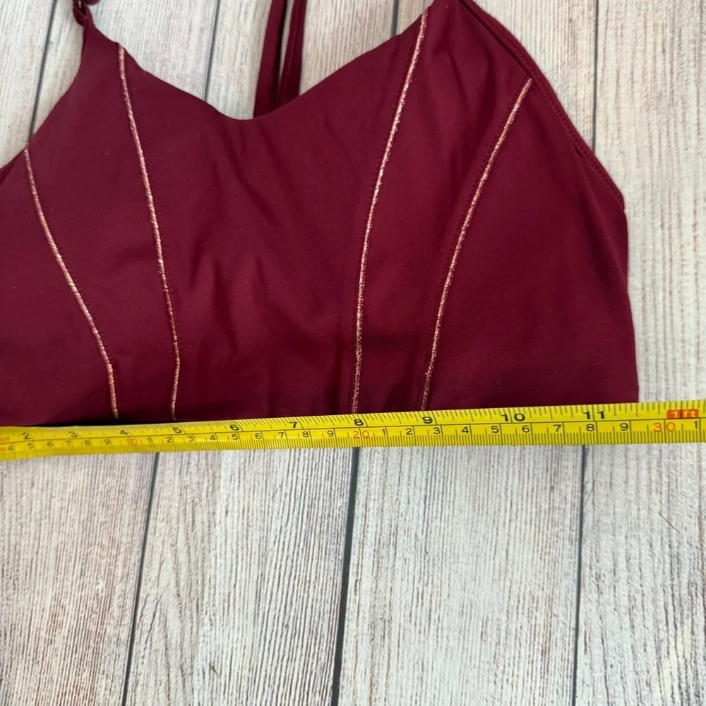 NIKE Dri-Fit Sports Bras Set Small Black Burgundy